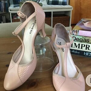 Repetto Blush T-Strap Heels